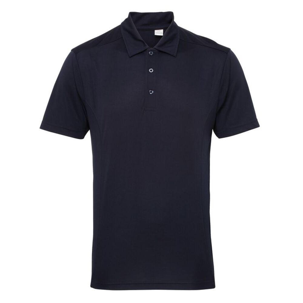 Tri Dri Mens Panelled Polo Shirt / French Navy